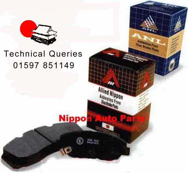 Allied Nippon Brake pads and shoes